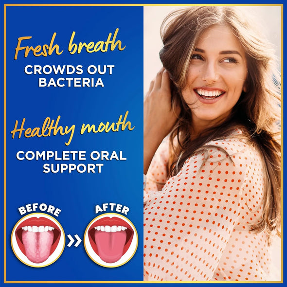 Windsor Botanicals Lactobacillus Salivarius and Dental Probiotics for Bad Breath - Oral Health Bundle