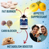 Windsor Botanicals Appetite Suppressant for Weight Loss - Appetite Control Supplement and Metabolism Booster - 60 Diet Pills