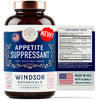 Windsor Botanicals Appetite Suppressant for Weight Loss - Appetite Control Supplement and Metabolism Booster - 60 Diet Pills