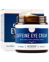 Eye Cream for Dark Circles and Puffiness - Moisturizing, Wrinkle-Reducing Anti-Aging Caffeine Eye Cream by Windsor Botanicals - With AHA Hyaluronic Acid, 100% Pure Brazilian Coffee Oil - Boxed - 1 oz