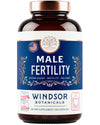 Male Fertility Supplement by Windsor Botanicals - Reproductive Health Support - Concentrated Multi-Vitamin and Mineral Formula - Gluten-Free, Non-GMO, 120 Capsules