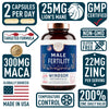 Male Fertility Supplement by Windsor Botanicals - Reproductive Health Support - Concentrated Multi-Vitamin and Mineral Formula - Gluten-Free, Non-GMO, 120 Capsules