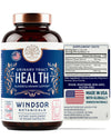 Urinary Tract Health Support Supplement - Windsor Botanicals High Bioavailability D-Mannose, Organic Cranberry, Hibiscus Bladder Wellness Formula for Men and Women - Non-GMO, 30 Day, 60 Vegan Capsules