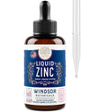 Windsor Botanicals Maximum Strength Vegan Liquid Zinc Sulphate - Ultra-Concentrated, Rapidly Absorbed Ionic Zinc - Clinical-Grade, Vegan Mineral Formula - 2 oz